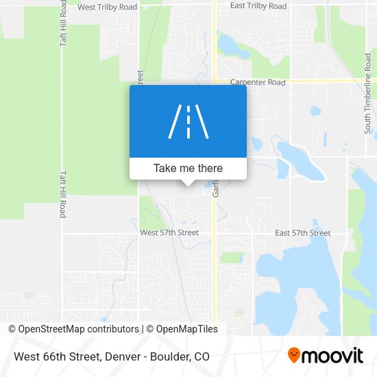 West 66th Street map