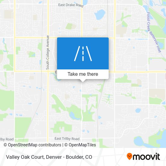 Valley Oak Court map