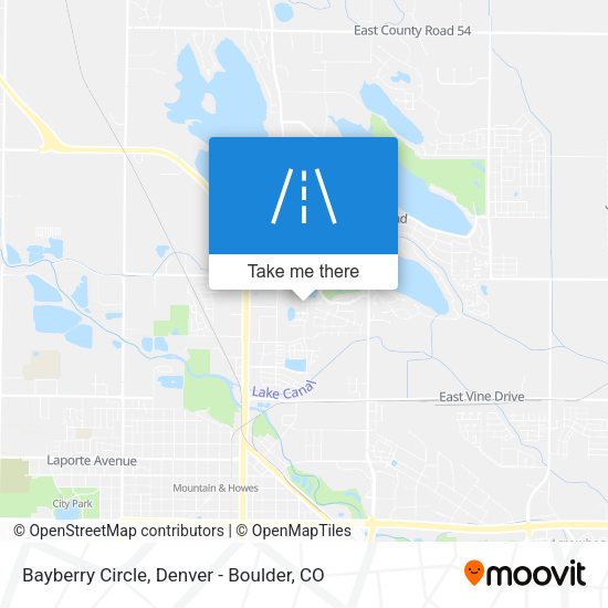 Bayberry Circle map