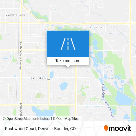 Rushwood Court map