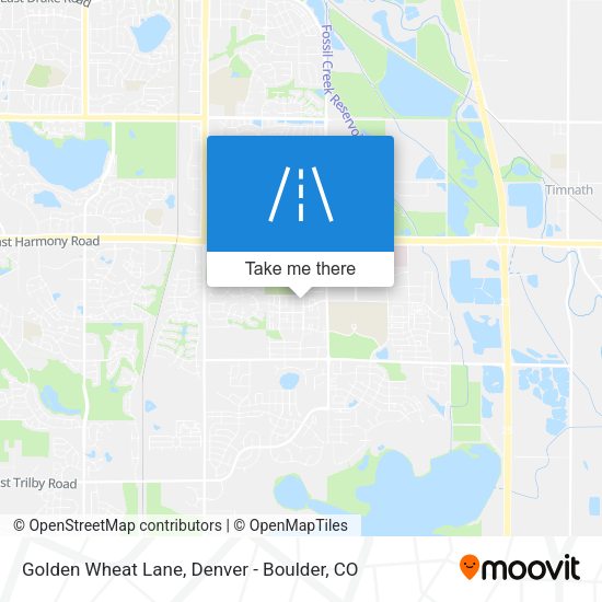 Golden Wheat Lane map