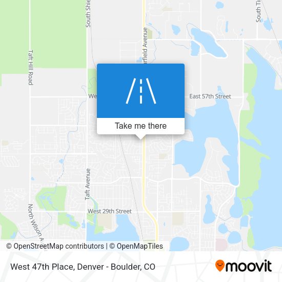 West 47th Place map