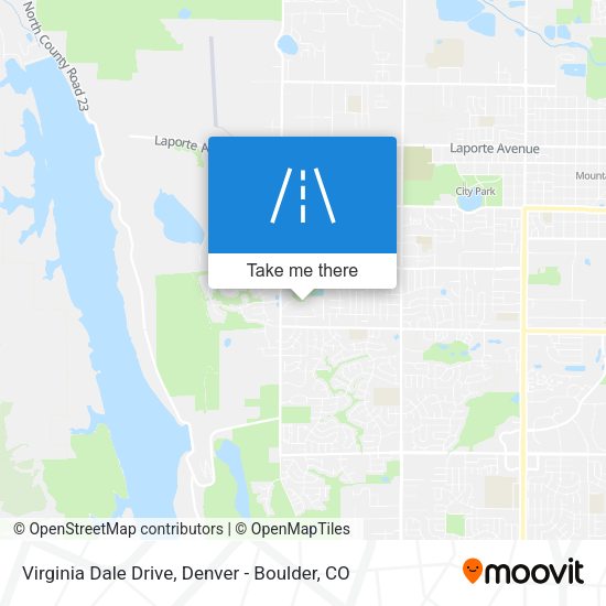 Virginia Dale Drive map