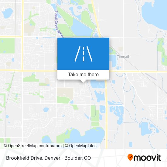 Brookfield Drive map