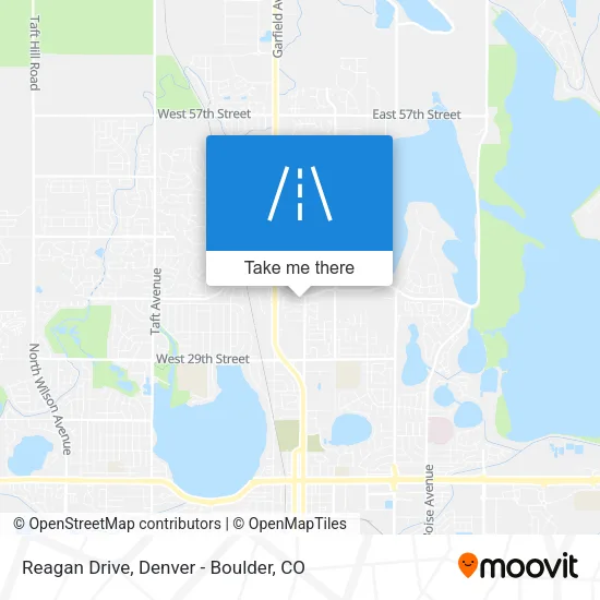 Reagan Drive map
