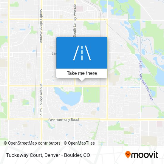 Tuckaway Court map