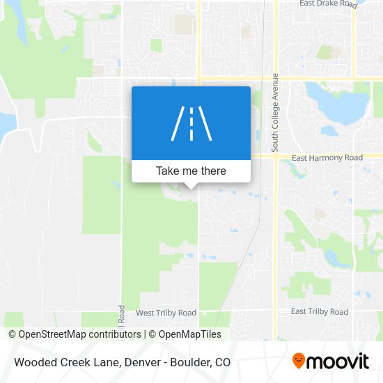 Mapa de Wooded Creek Lane