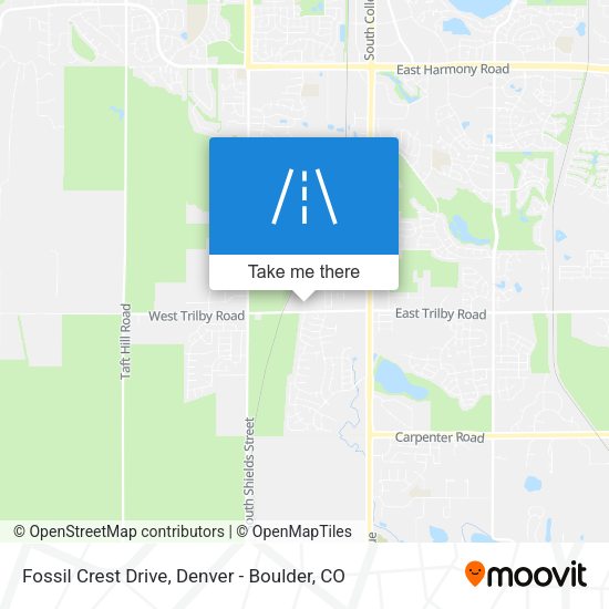 Fossil Crest Drive map