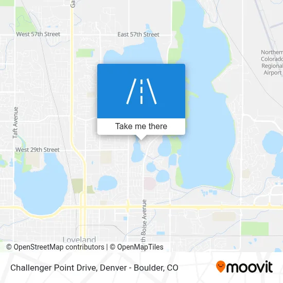Challenger Point Drive map