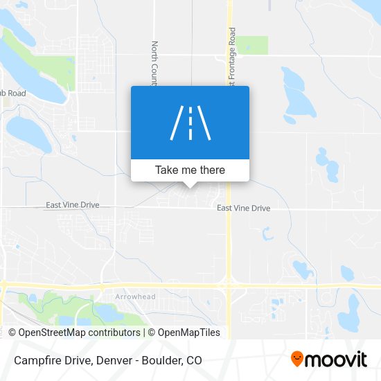 Campfire Drive map