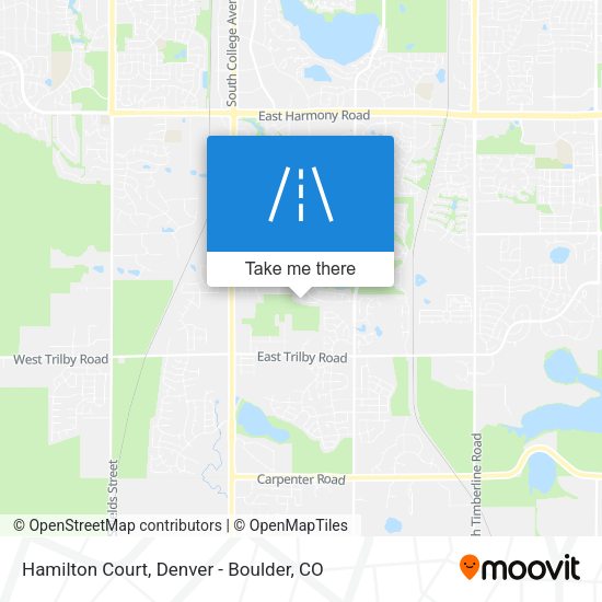 Hamilton Court map