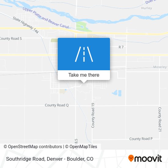 Southridge Road map