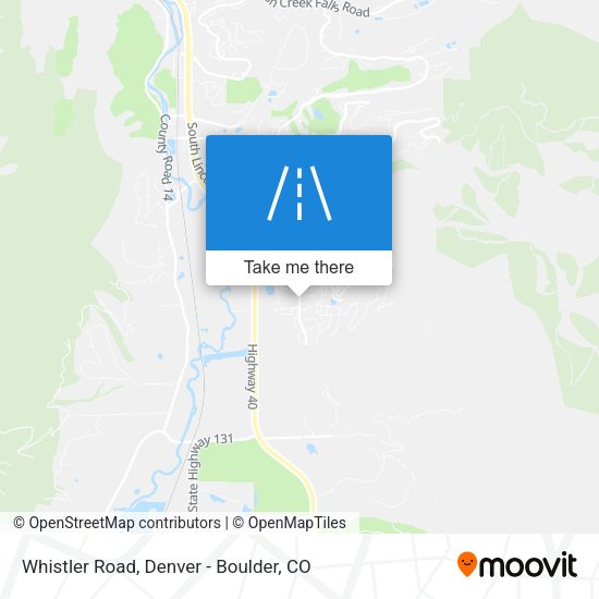 Whistler Road map