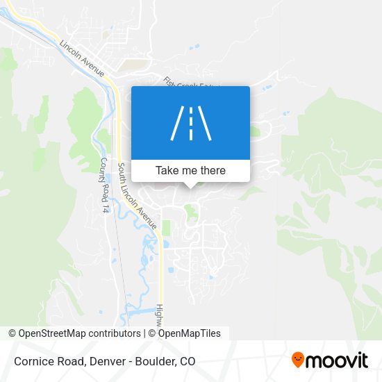 Cornice Road map