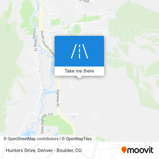 Hunters Drive map