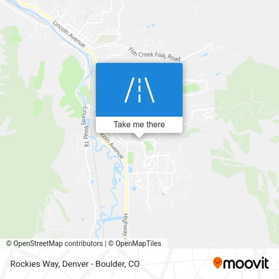 Mapa de Rockies Way