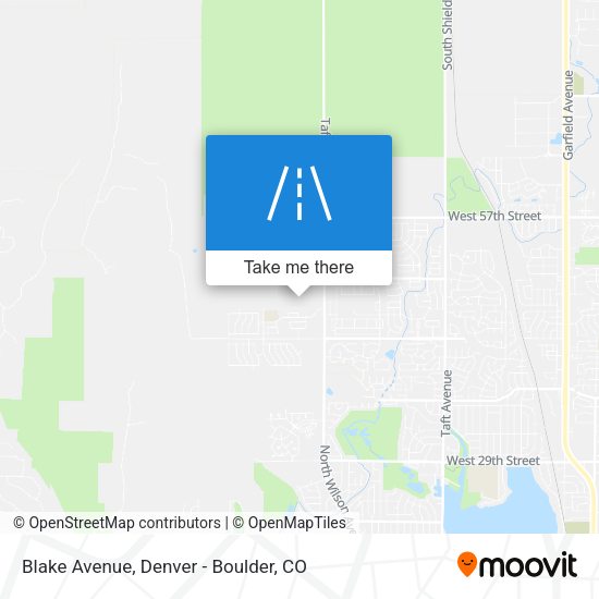 Blake Avenue map