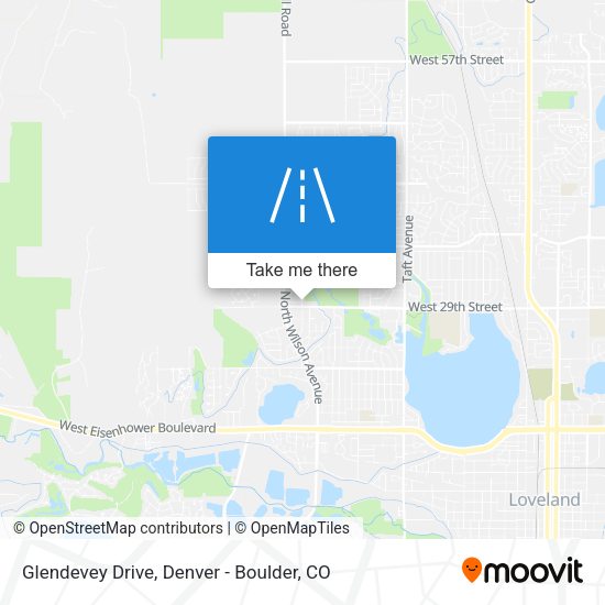 Mapa de Glendevey Drive