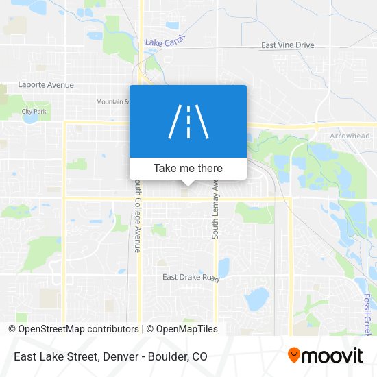 East Lake Street map