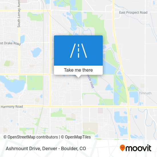 Ashmount Drive map