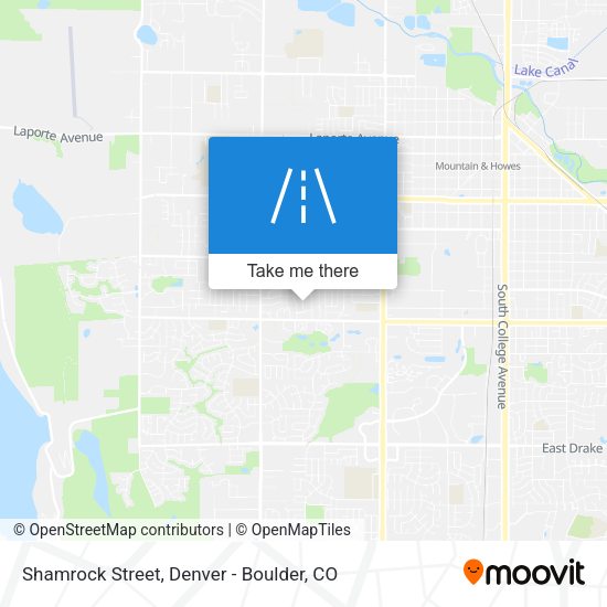 Shamrock Street map