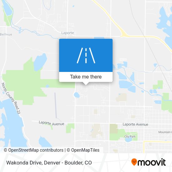 Wakonda Drive map