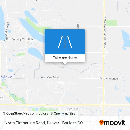 Mapa de North Timberline Road