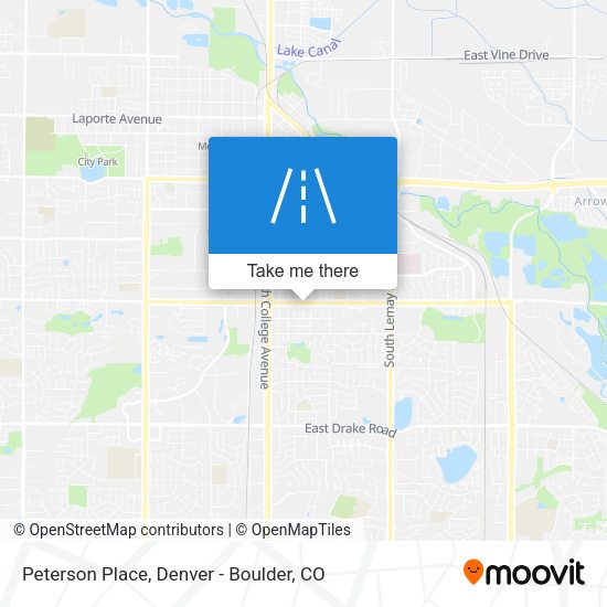 Peterson Place map