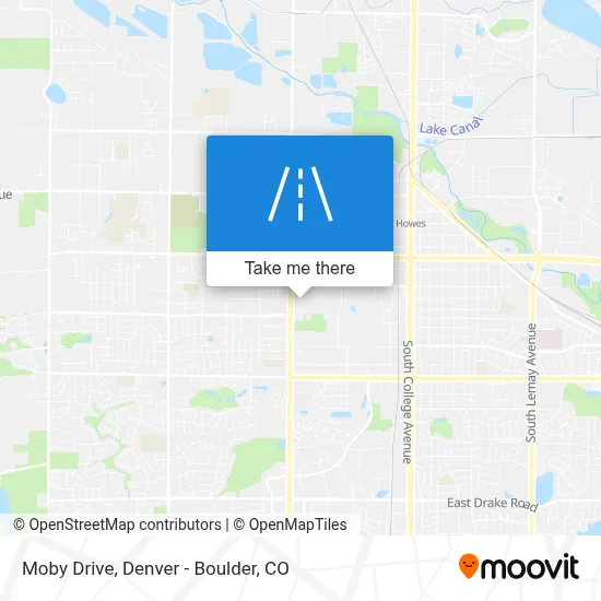 Moby Drive map