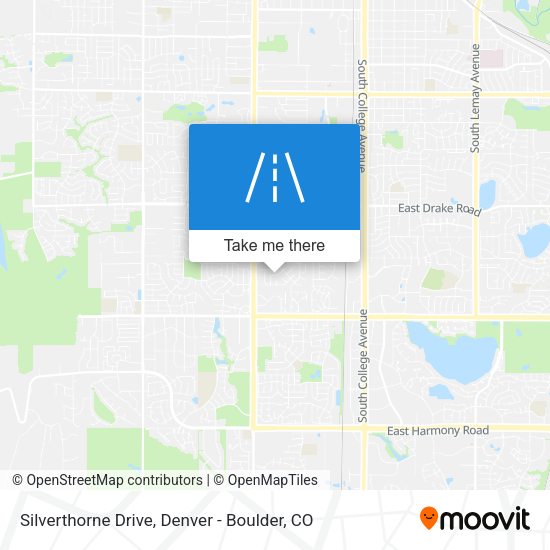 Mapa de Silverthorne Drive