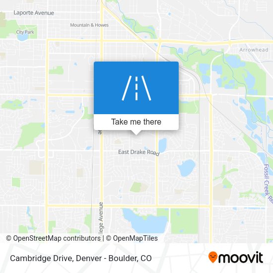 Cambridge Drive map