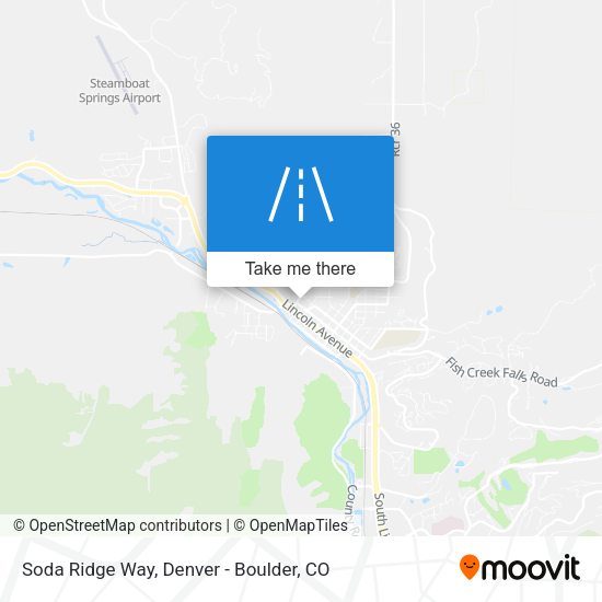 Mapa de Soda Ridge Way