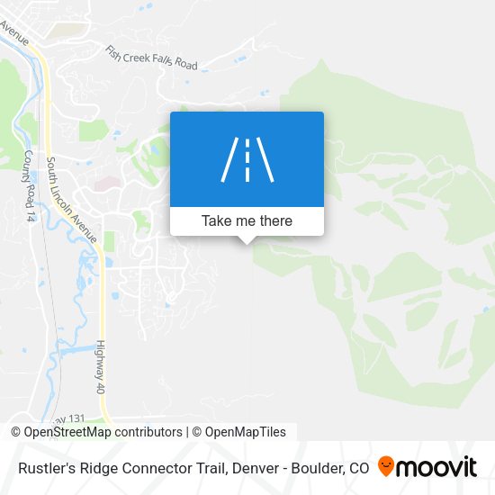 Mapa de Rustler's Ridge Connector Trail