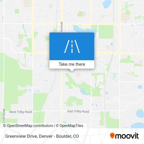 Greenview Drive map
