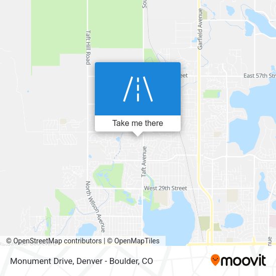 Monument Drive map