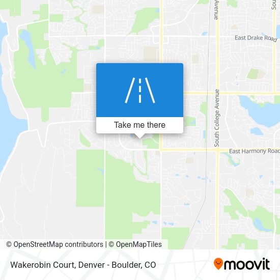 Wakerobin Court map