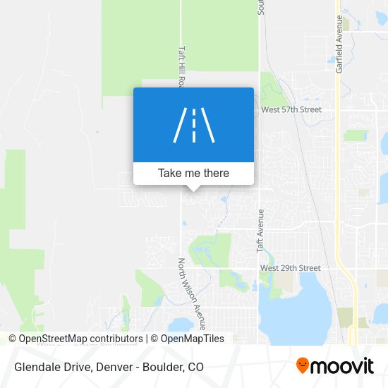 Glendale Drive map