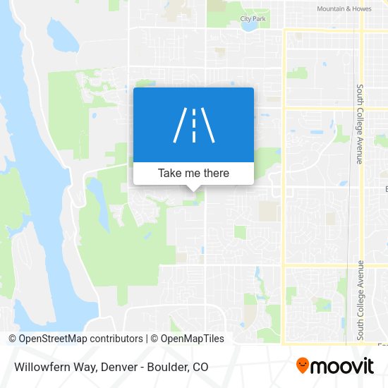 Willowfern Way map