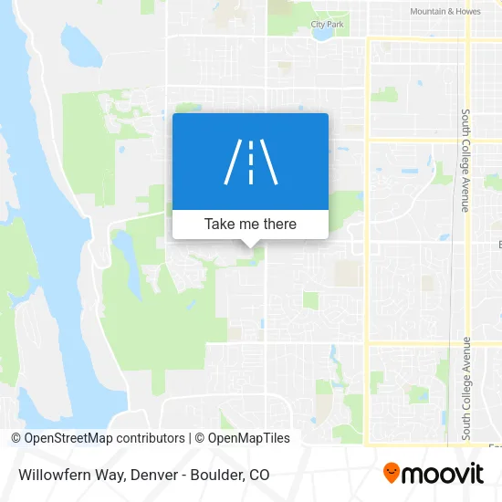 Willowfern Way map