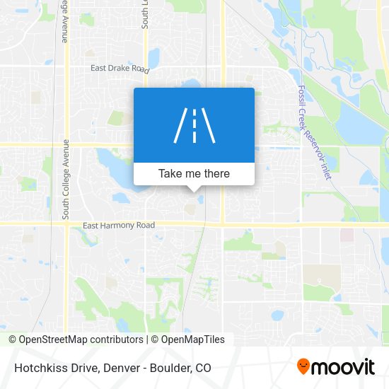 Hotchkiss Drive map