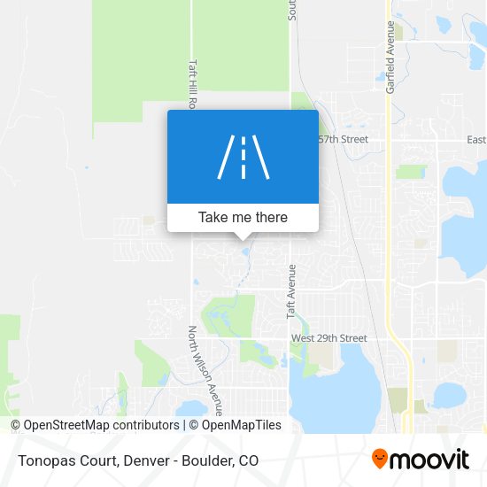 Tonopas Court map