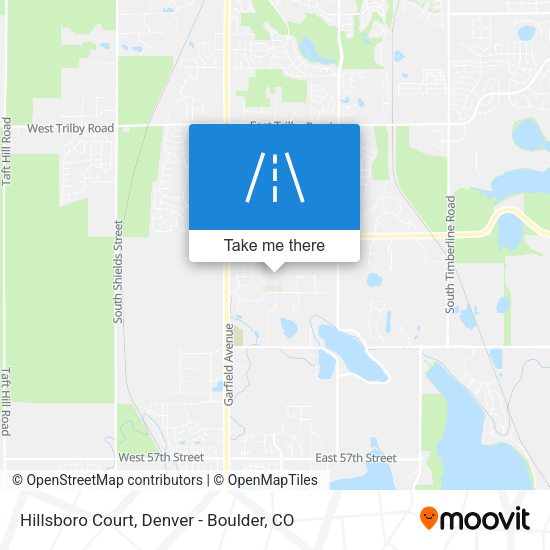 Mapa de Hillsboro Court