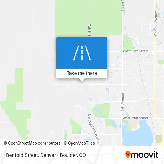 Benfold Street map