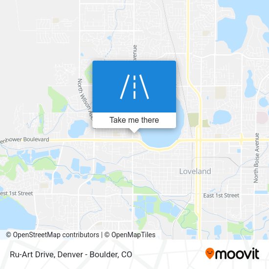 Ru-Art Drive map
