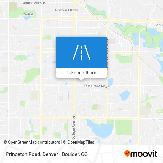 Princeton Road map