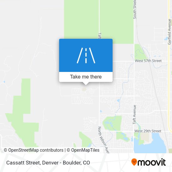 Cassatt Street map