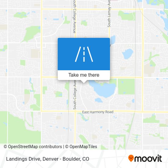 Landings Drive map