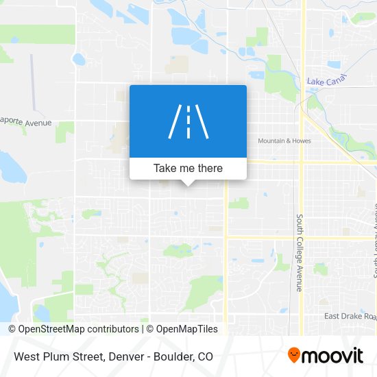 Mapa de West Plum Street