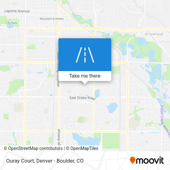 Mapa de Ouray Court