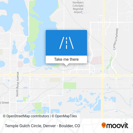 Temple Gulch Circle map